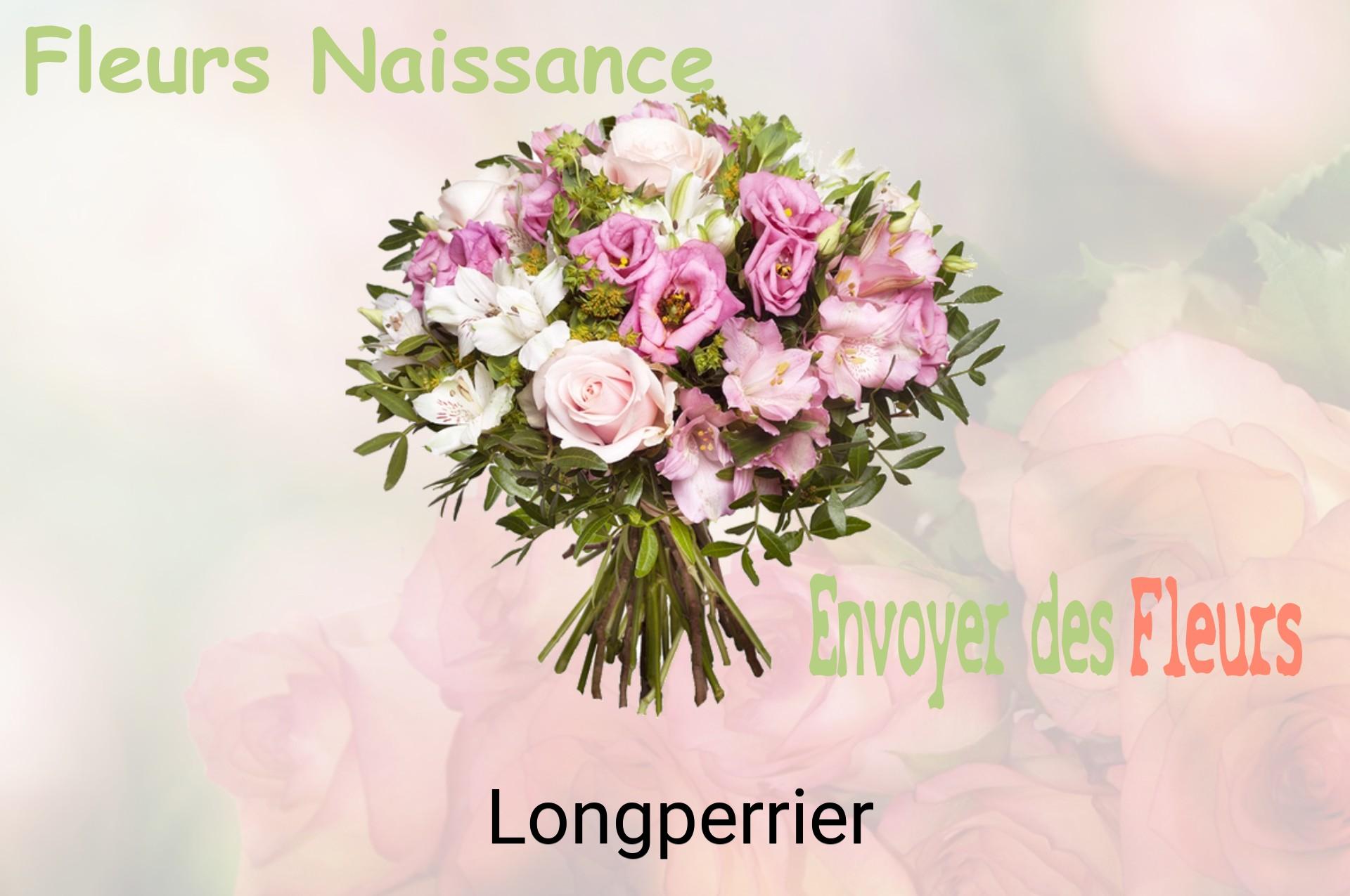 Bouquet de fleurs de naissance livré à Longperrier
